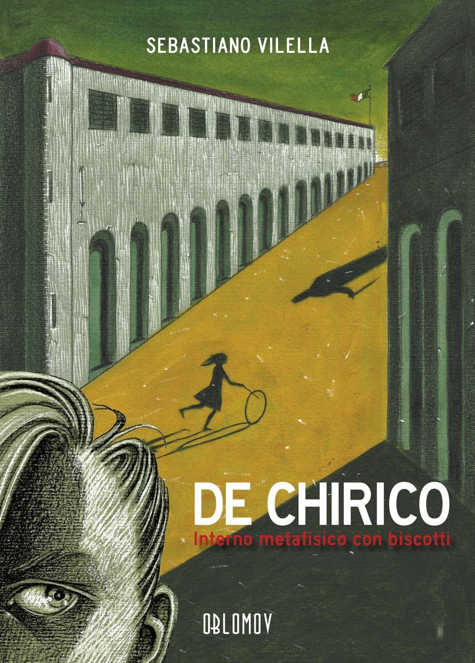 De Chirico: interno metafisico con biscotti