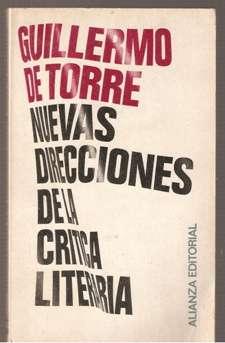 Nuevas direcciones de la crítica literaria