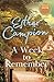 A Week to Remember by Esther Campion