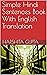 Simple Hindi Sentences Book With English Translation by Harshita Gupta