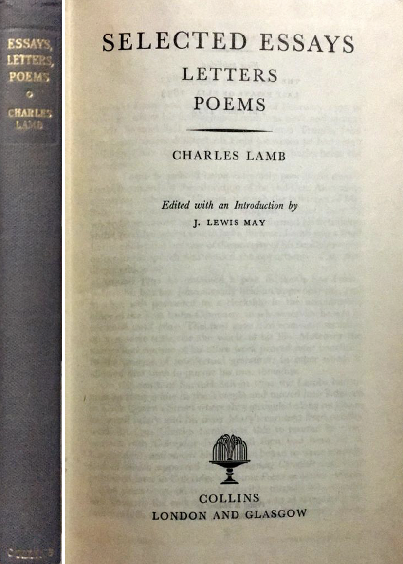 Selected Essays Letters Poems
