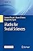 Maths for Social Sciences (UNITEXT Book 113)