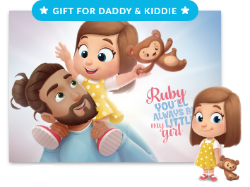 "Name" You'll Always Be My Little Girl - Daddy & Kiddie