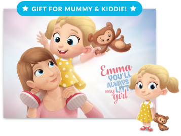 "Name" You'll Always Be My Little Girl - Mummy & Kiddie