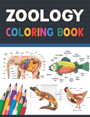 Zoology Coloring Book Zoology Student S Self Test Coloring Book For Anatomy Students Perfect Gift For Medical School Students Nurses Doctors And Adults Zoology Coloring And Activity Book For Boys Girls By
