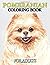 Pomeranian Coloring Book Fo...