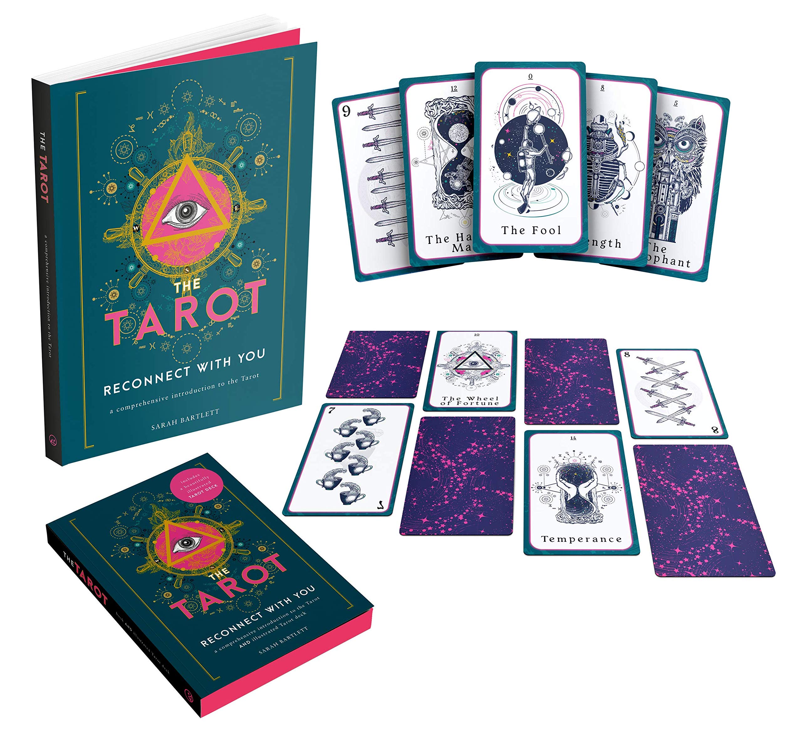 The Tarot: Reconnect With You: A comprehensive introduction to the Tarot and illustrated Tarot deck (Paperback)