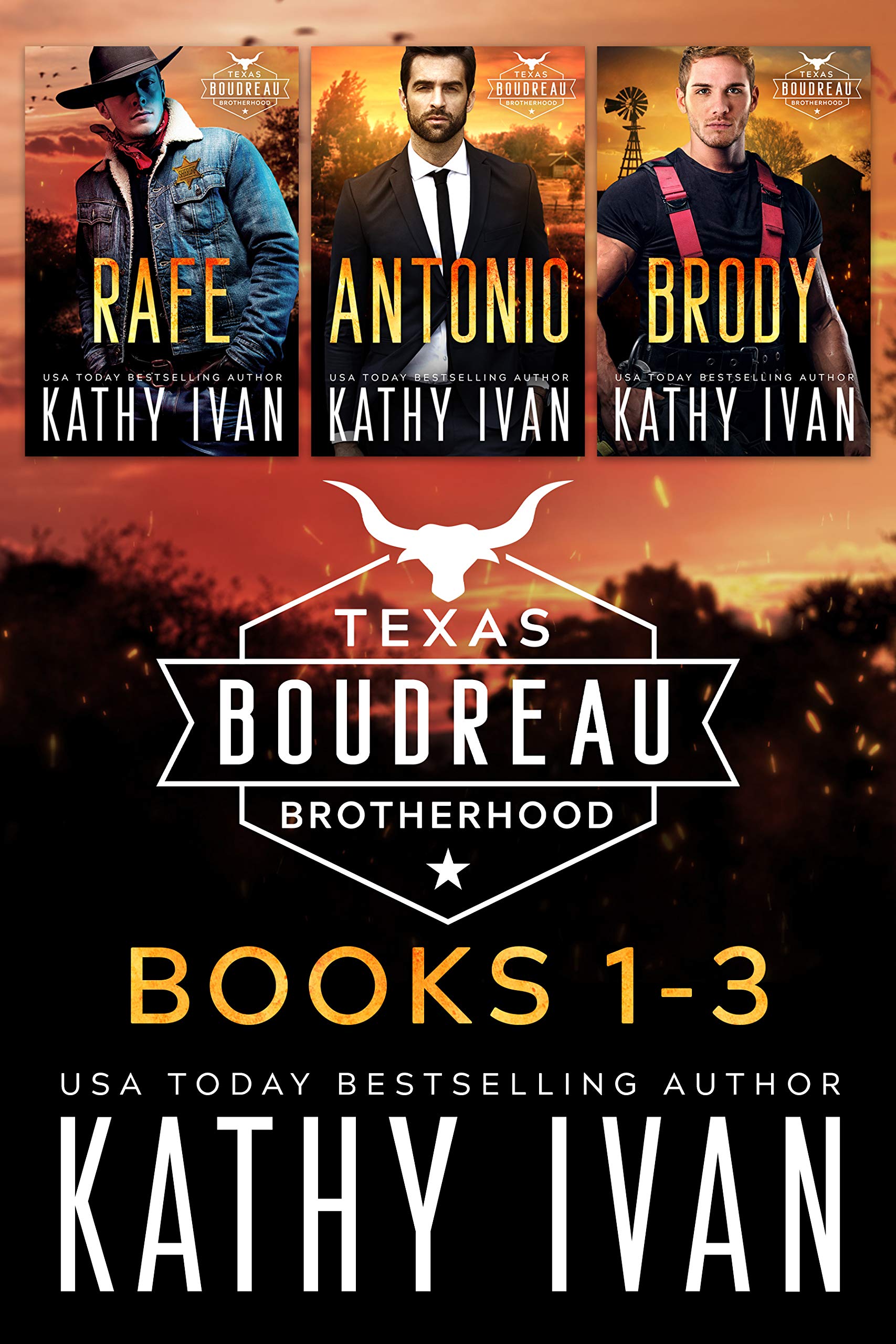 Texas Boudreau Brotherhood Books 1 - 3 (Kindle Edition)