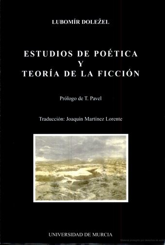 Estudios de poética y teoría de la ficción