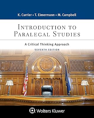 Introduction to Paralegal Studies: A Critical Thinking Approach (Aspen Paralegal Series)