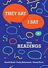They Say / I Say ...