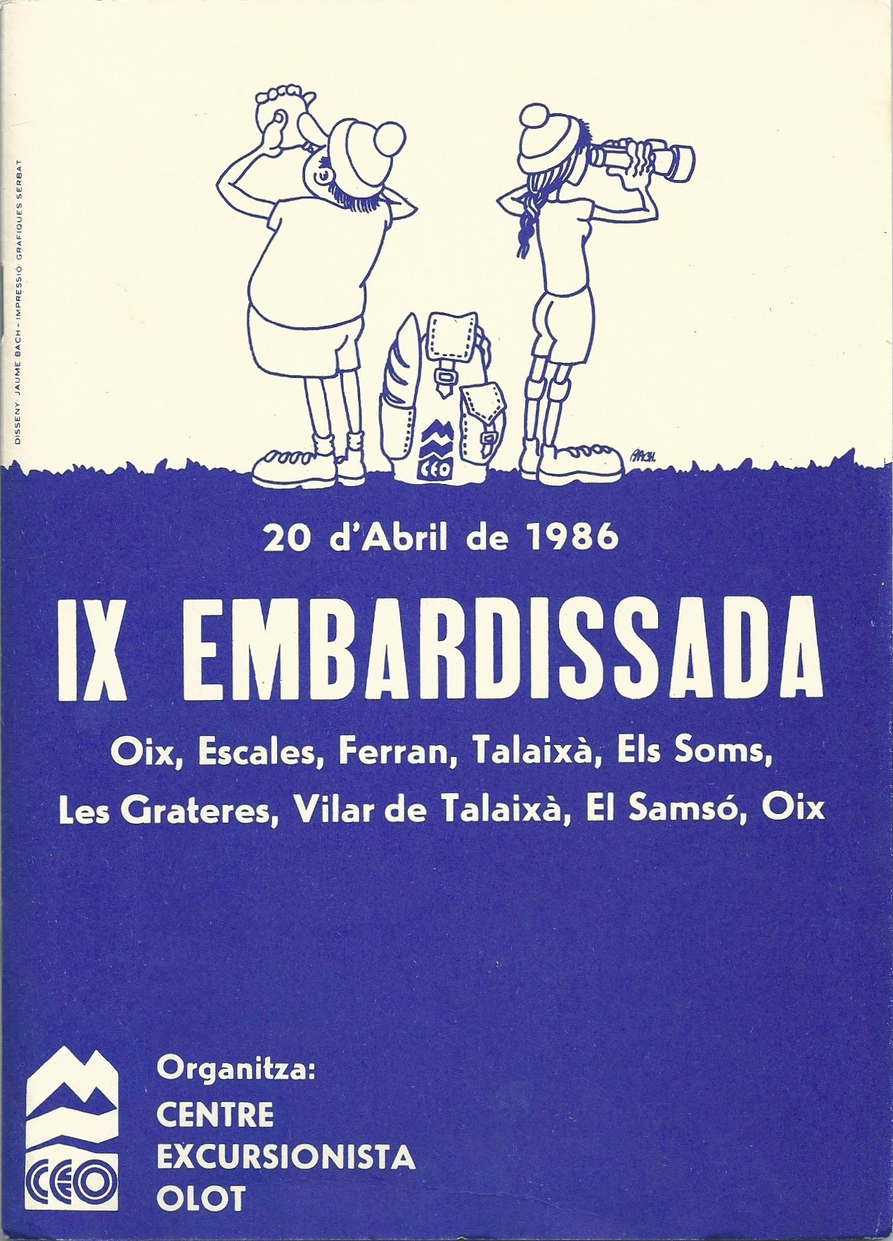 IX Embardissada: Oix, Escales, Ferran, Talaixà, Els Soms, Les Grateres, Vilar de Talaixà, El Samsó, Oix (Embardissada a la Garrotxa #9)