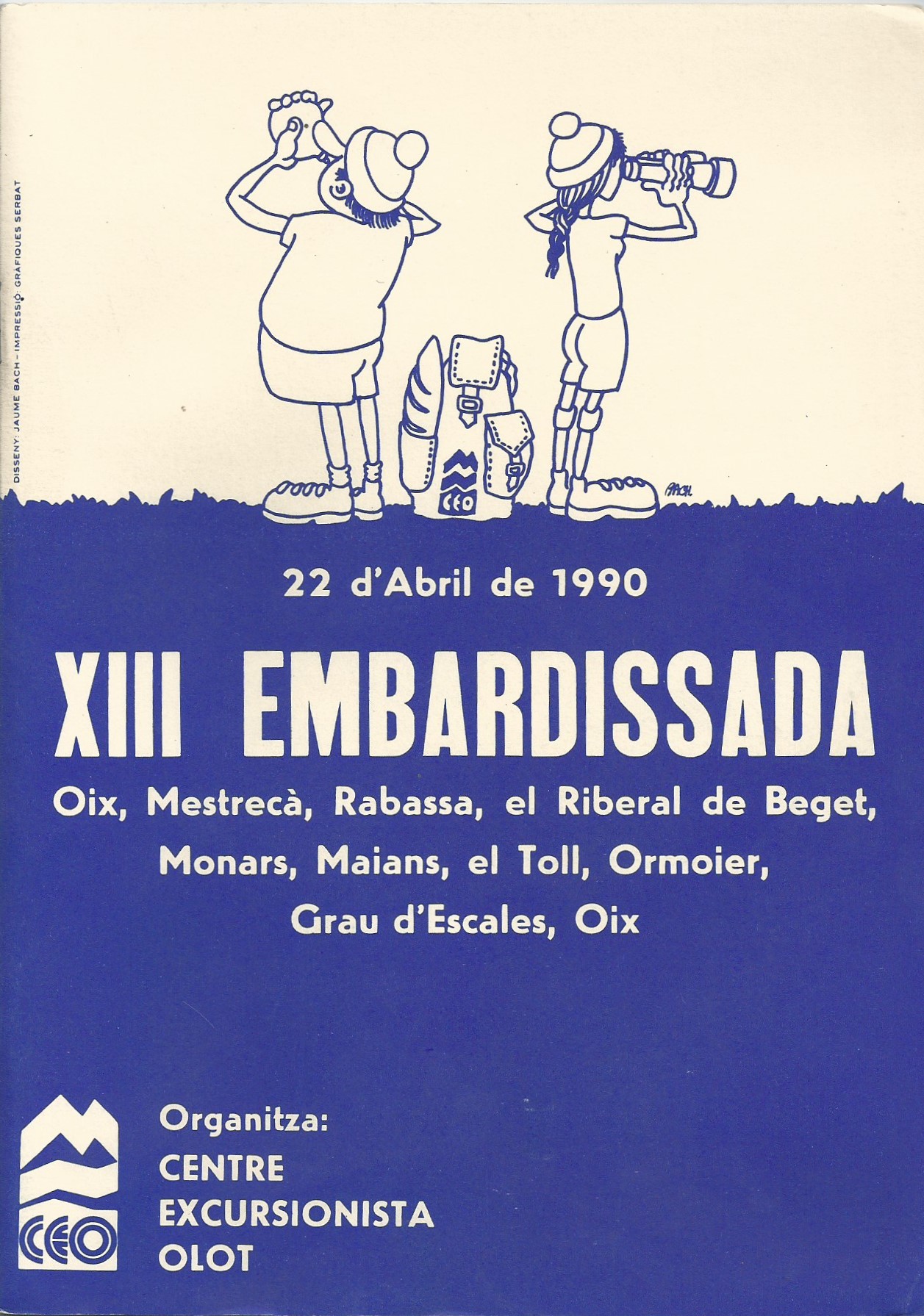 XIII Embardissada: Oix, Mestrecà, Rabassa, el Riberal de Beget, Monars, Maians, el Toll, Ormoier, Grau d’Escales, Oix (Embardissada a la Garrotxa #13)