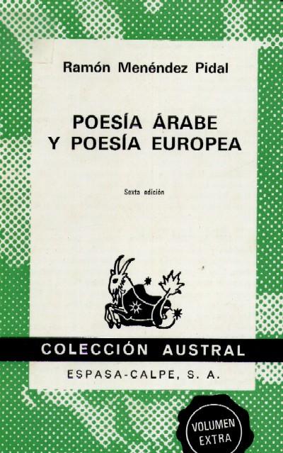 Poesía Árabe y Poesía Europea (Paperback)