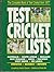 Test Cricket Lists: The Com...