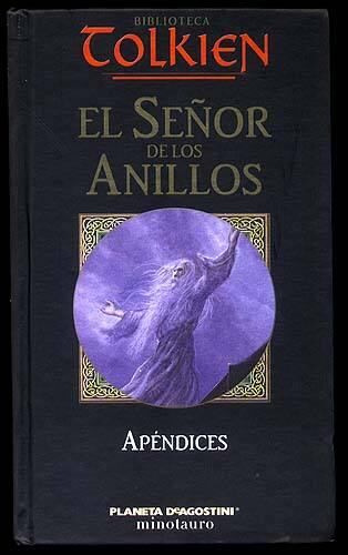 Portada de El Señor de los Anillos: Apéndices, de J.R.R. Tolkien