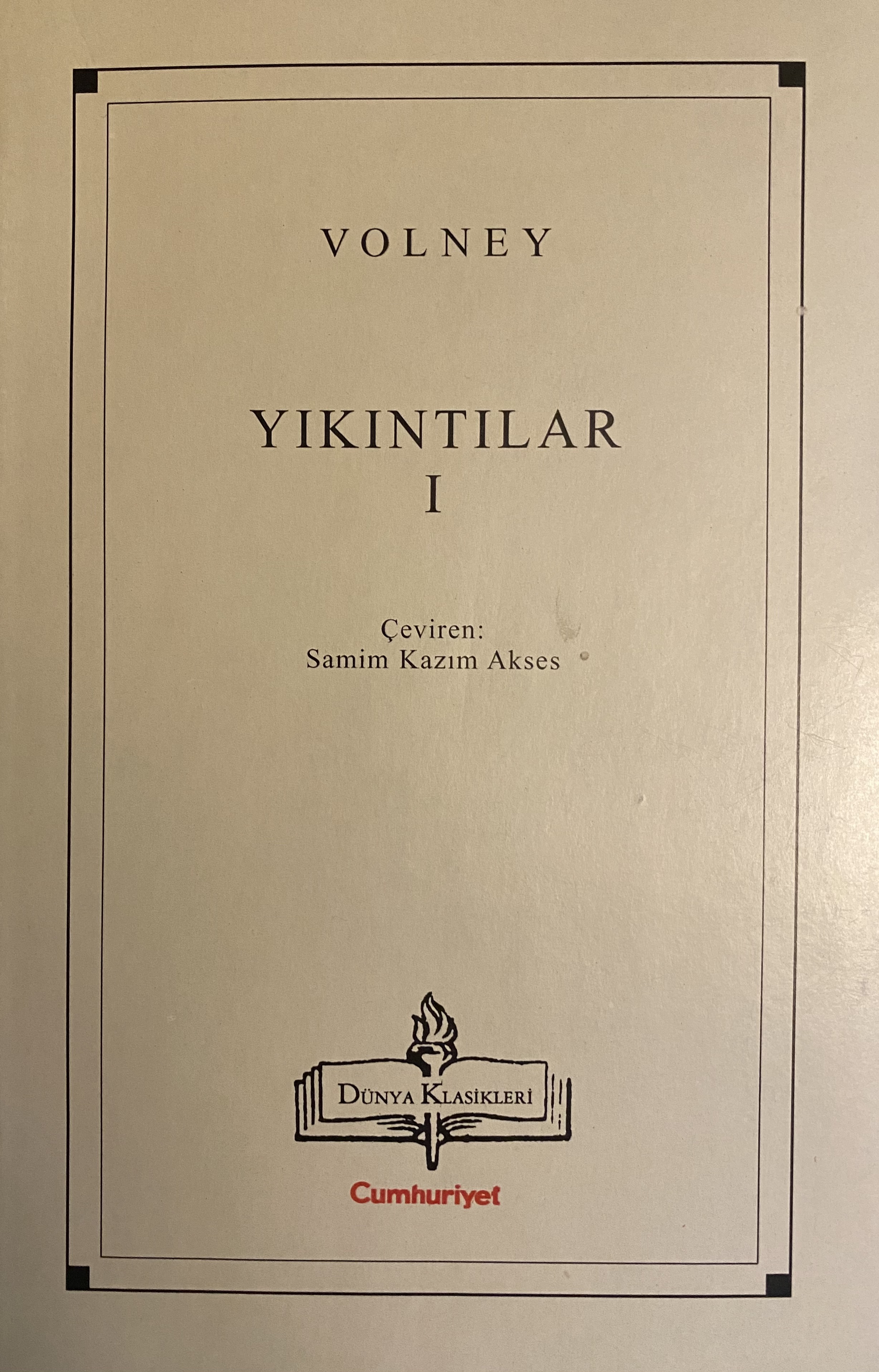 Yıkıntılar 1 (Paperback)