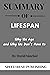 Summary Of Lifespan By David Sinclair: Why We Age and Why We Don’t Have to