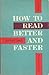 How to Read Better and Faster