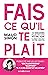 Fais ce qu'il te plaît -2e éd. by Maud Simon