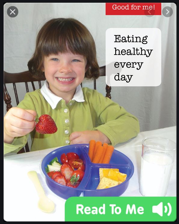 Eating healthy every day