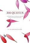 Book cover for 300 Quotes: the language of every sorrow has a different alphabet