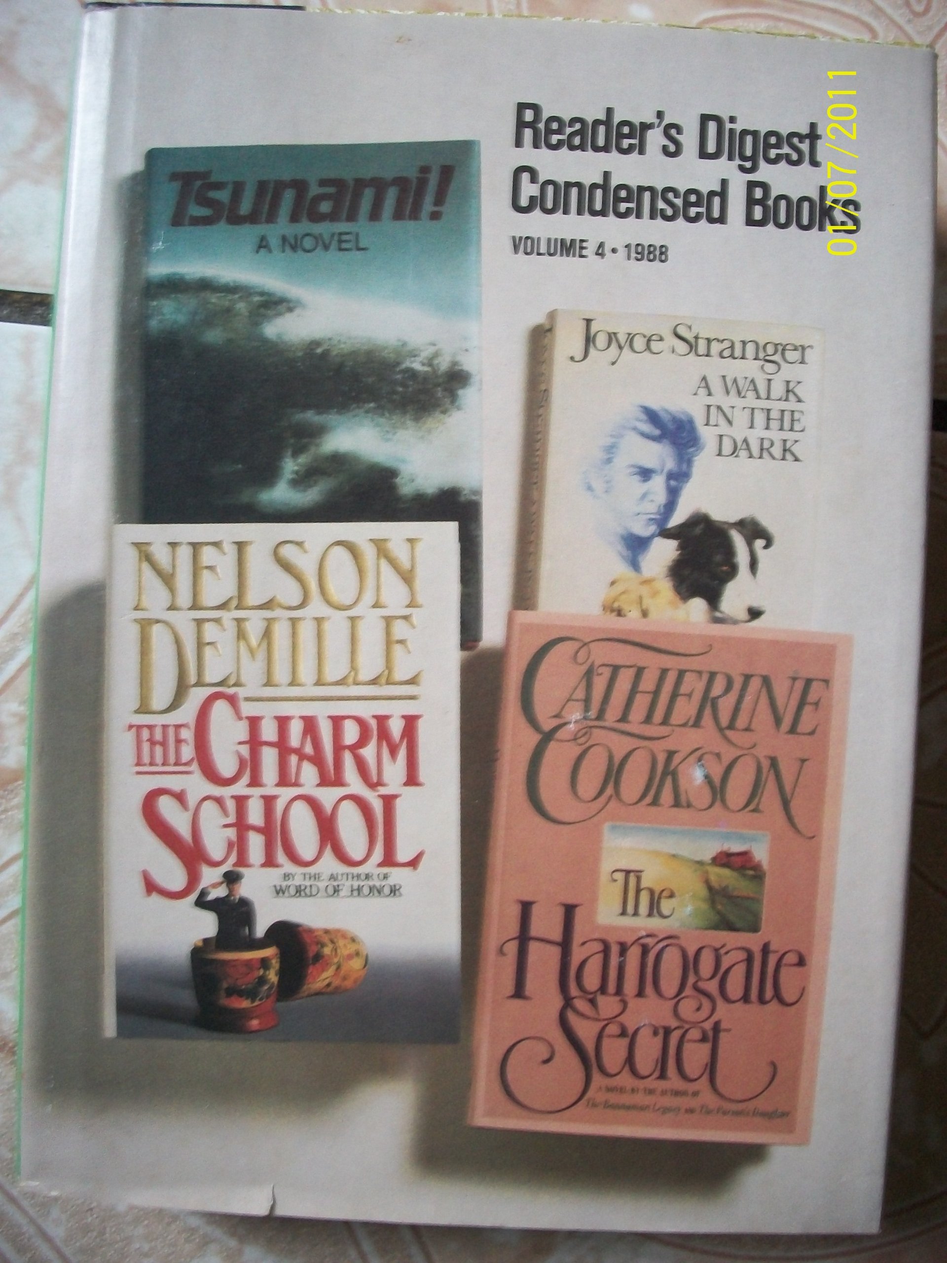 Reader's Digest Condensed Books; 1988 #4, Volume 179: Tsunami / The Harrogate Secret / The Charm School / A Walk in the Dark (Hardcover)