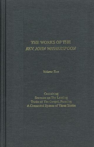 The Works of the Rev. John Witherspoon (Volume 2 of 9)