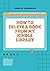 How to delete kindle books ...