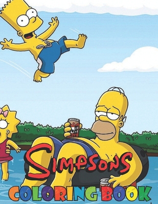 The Simpsons Coloring Book: Simpsons Comics Colossal Compendium coloring book for adults and kids