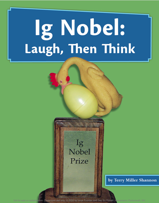 Ig Nobel: Laugh, Then Think