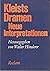 Kleists Dramen. Neue Interpretationen by Walter Hinderer