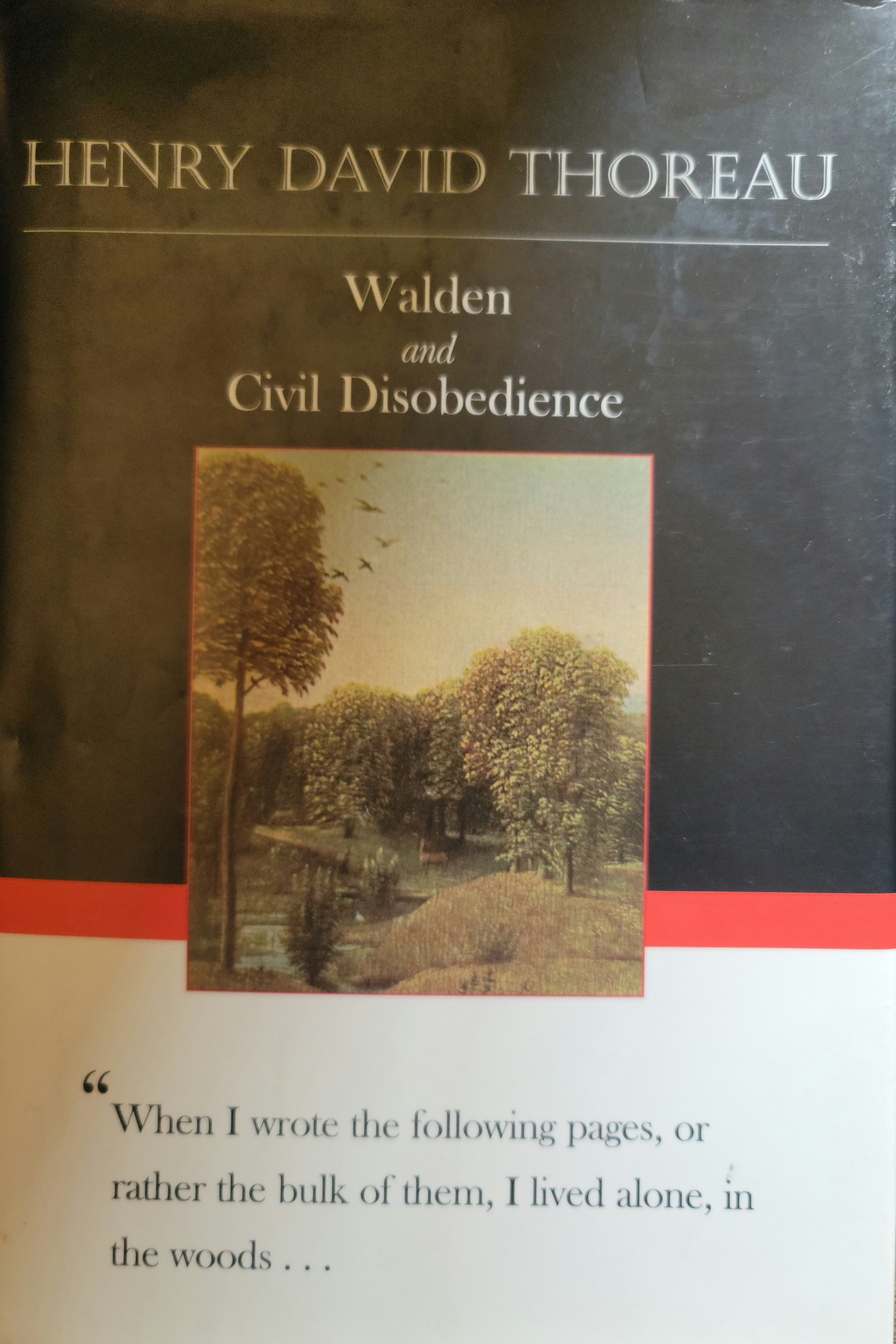 Walden and Civil Disobedience