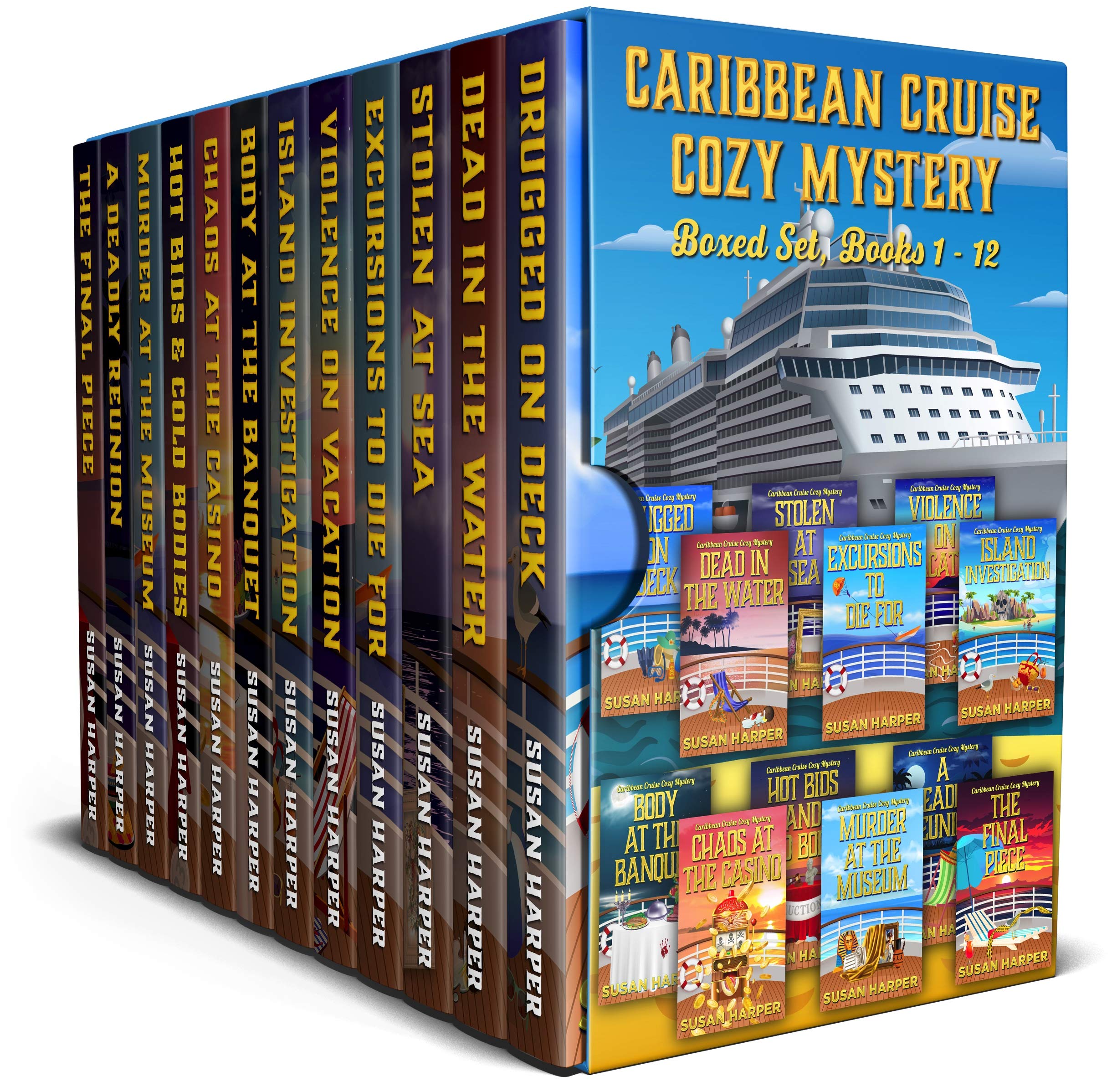 Caribbean Cruise Cozy Mystery Complete Series Boxed Set (Cozy Mystery Adventures)