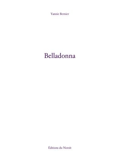 Belladonna (Unknown Binding)