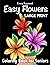 Easy Flowers: Large Print C...