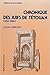 Chronique des Juifs de Tetouan: 1860-1896