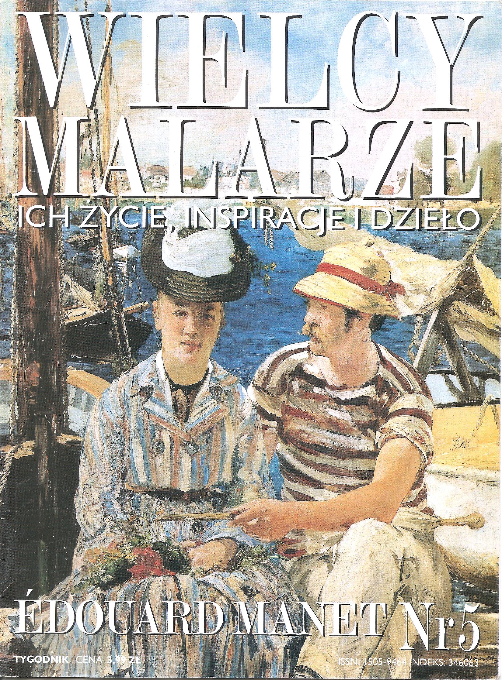 Wielcy malarze. Ich życie, inspiracje i dzieło. Nr 5. Édouard Manet