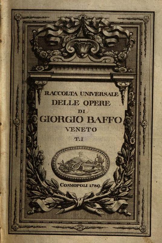 Raccolta universale delle opere. Tomo I