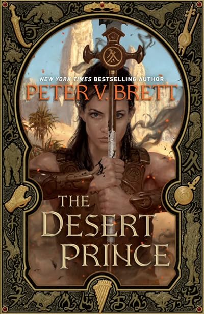 Portada de The Desert Prince, de Peter V. Brett