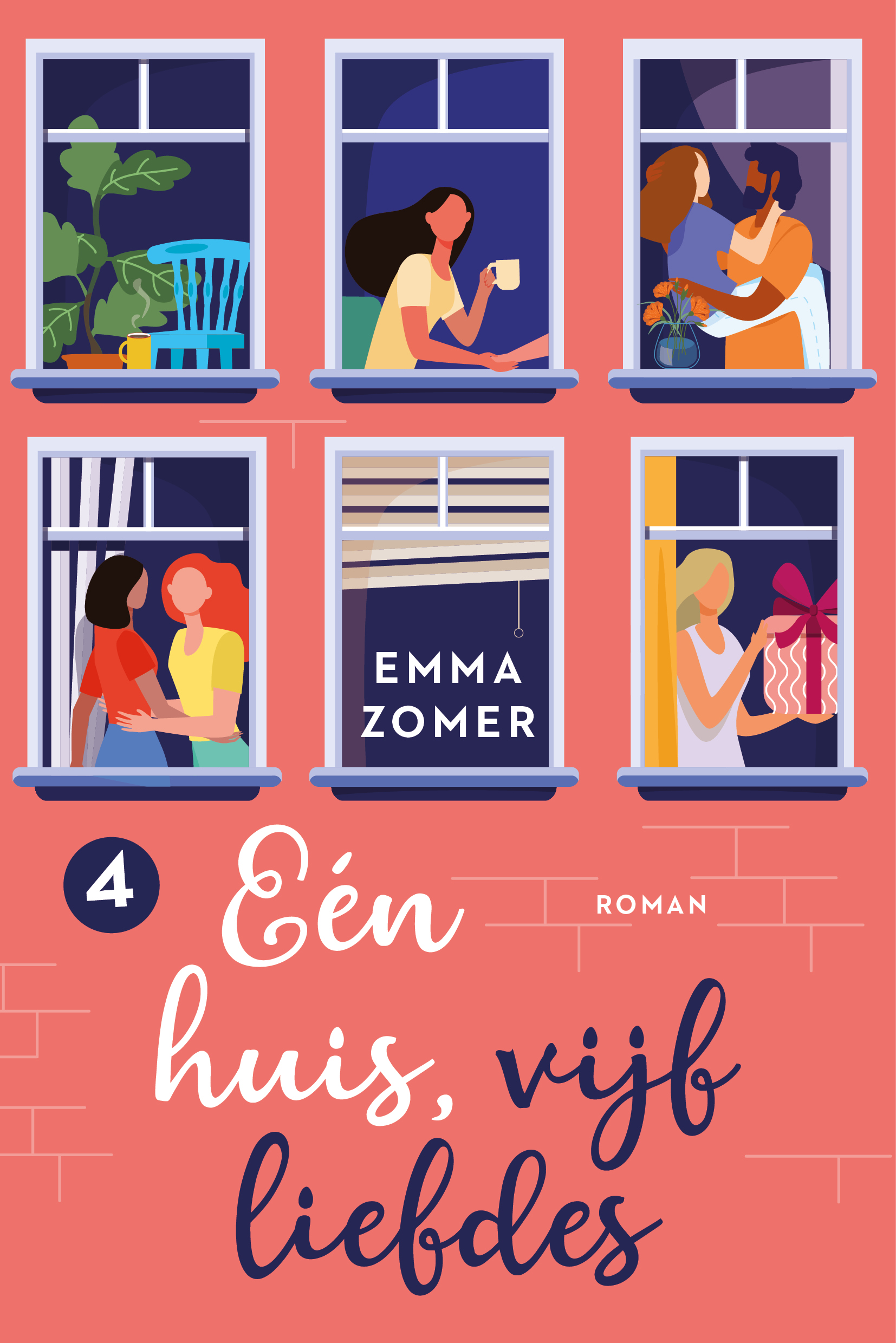 Eén huis, vijf liefdes (Huisgenoten, #4)