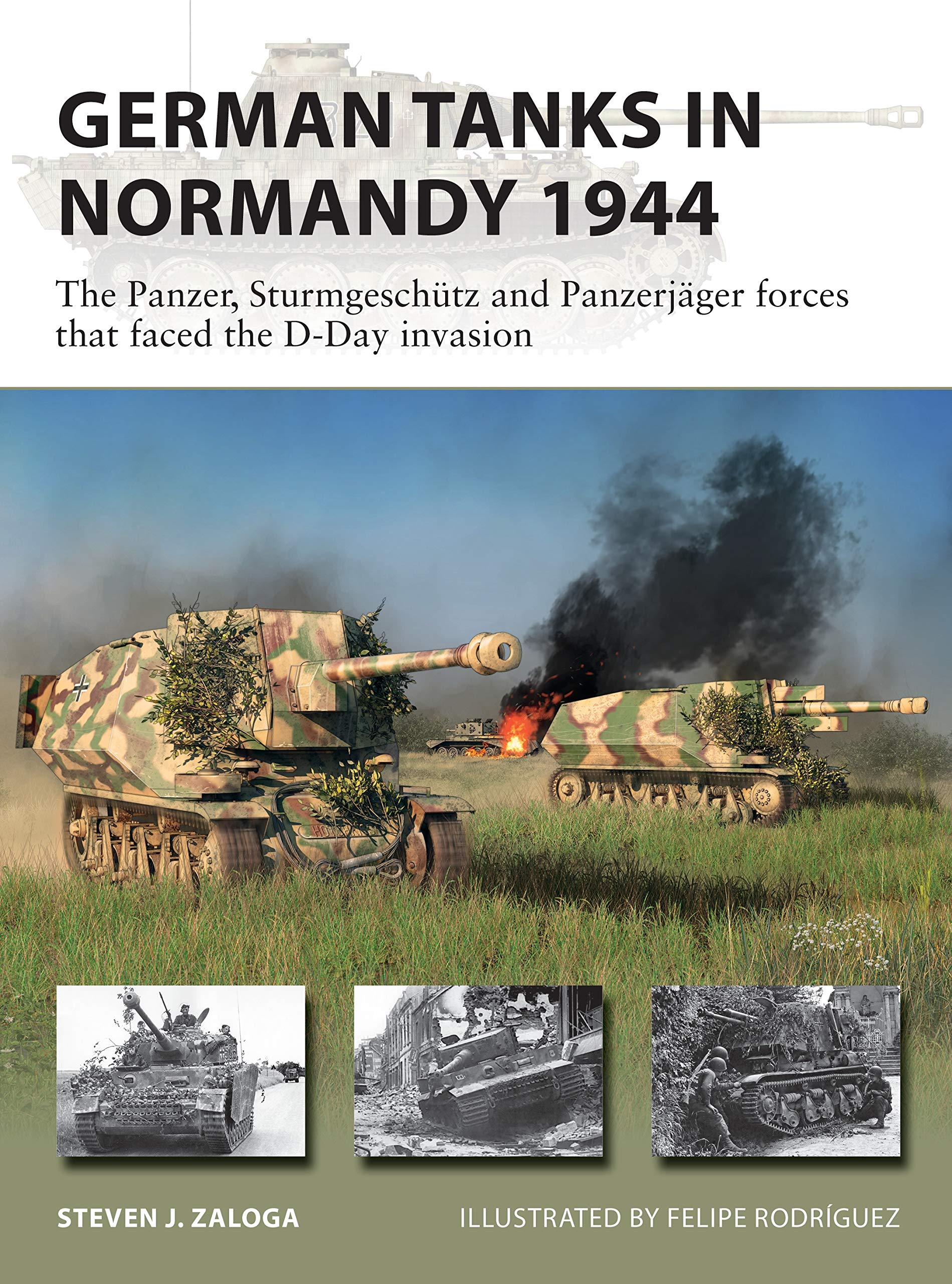 German Tanks in Normandy 1944: The Panzer, Sturmgeschütz and Panzerjäger Forces That Faced the D-Day Invasion (Osprey New Vanguard #298)