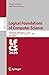 Logical Foundations of Computer Science: International Symposium, LFCS 2020, Deerfield Beach, FL, USA, January 4–7, 2020, Proceedings (Lecture Notes in Computer Science Book 11972)
