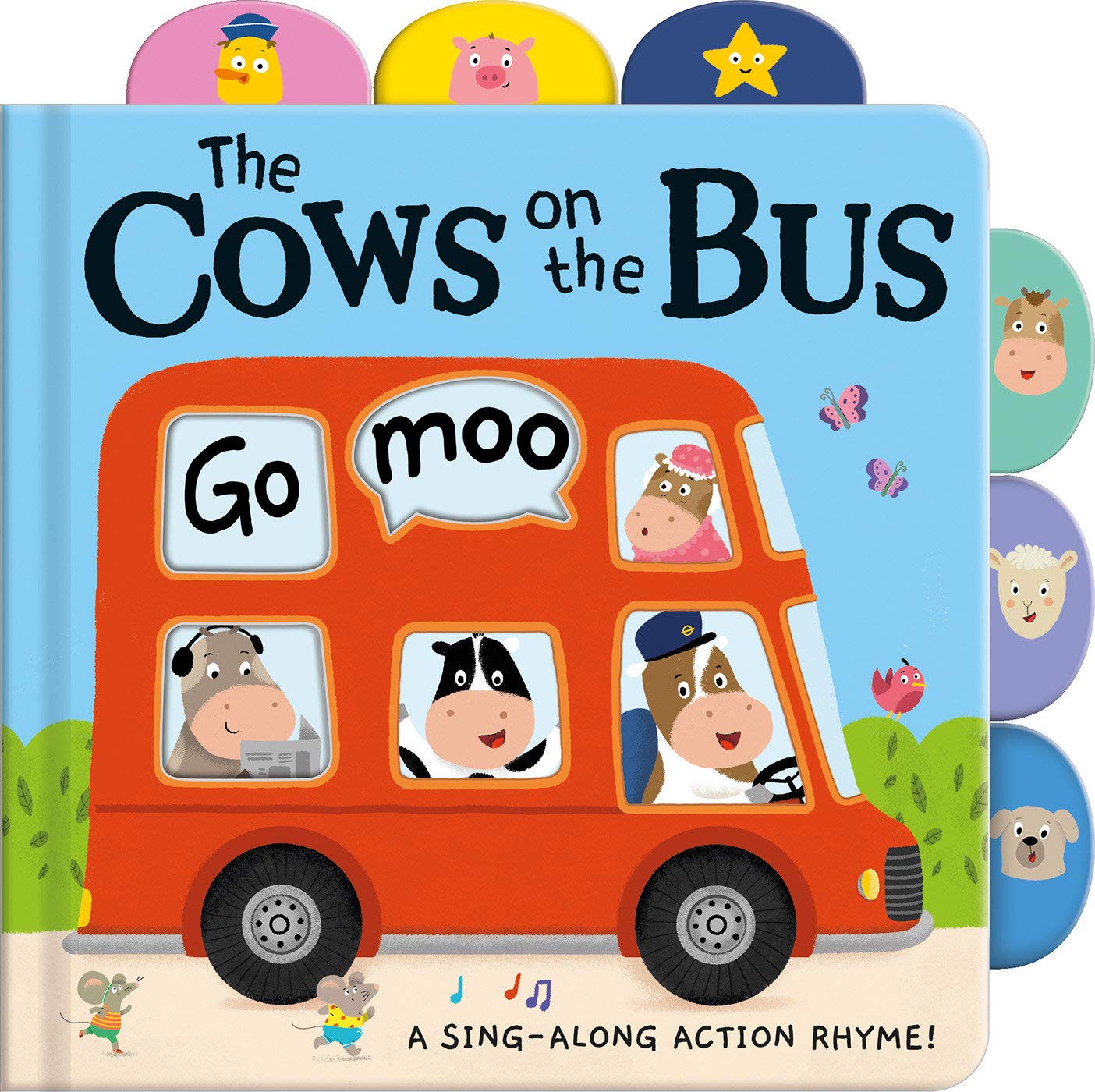 Cows on the Bus: A Sing-along Action Rhyme! (Board book)