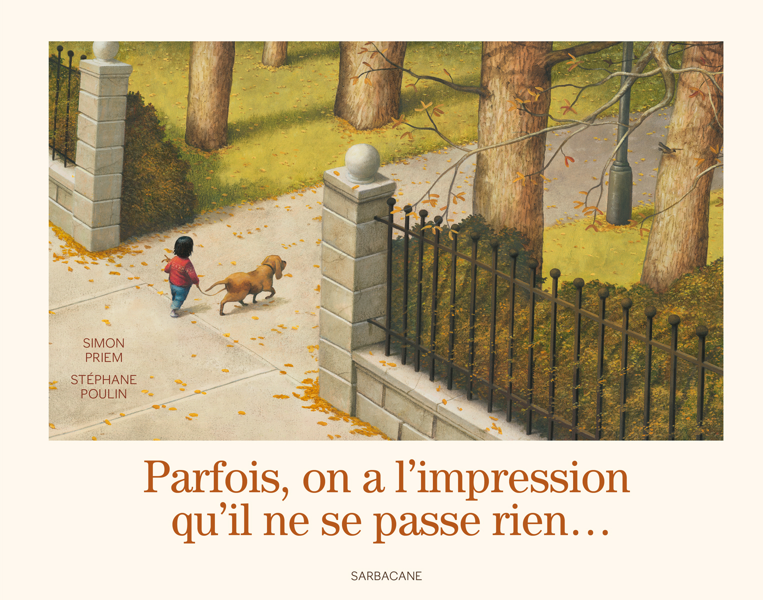 Parfois on a l’impression qu’il ne se passe rien … (Hardcover)