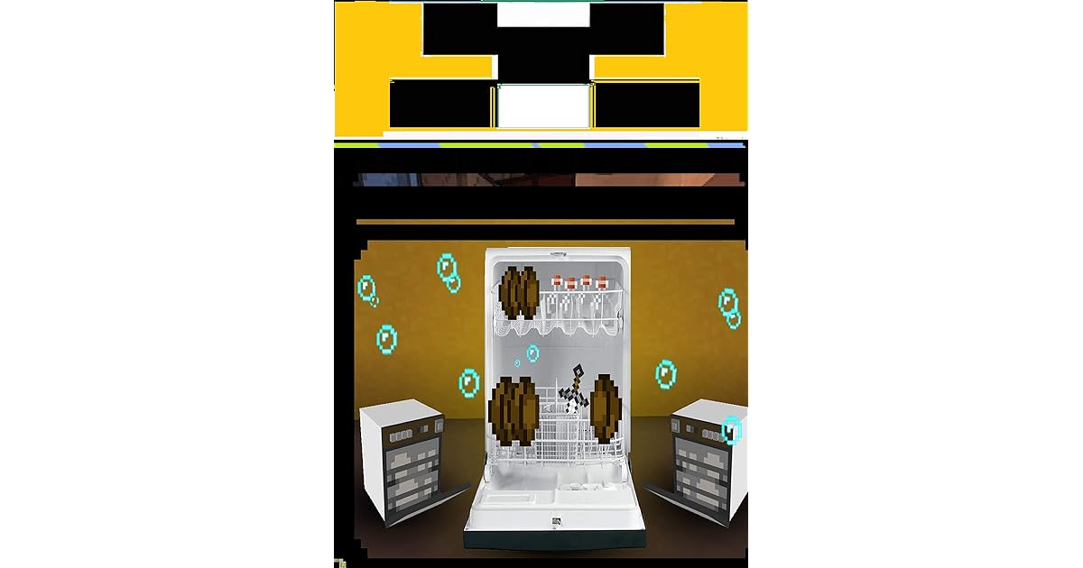 Minecraft Guide How to make a Dishwasher by Dave Emerson