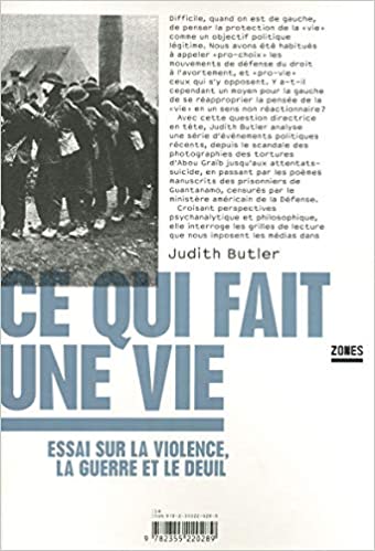 Ce qui fait une vie: Essai sur la violence, la guerre et le deuil