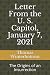 Letter From the U. S. Capit...