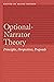 Optional-Narrator Theory: Principles, Perspectives, Proposals (Frontiers of Narrative)