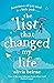 The List That Changed My Life by Olivia Beirne